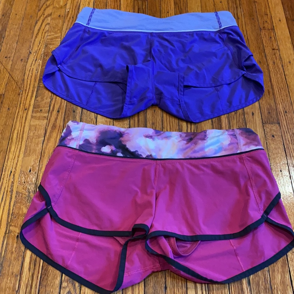 Lululemon Speed Short Bundle- size 6